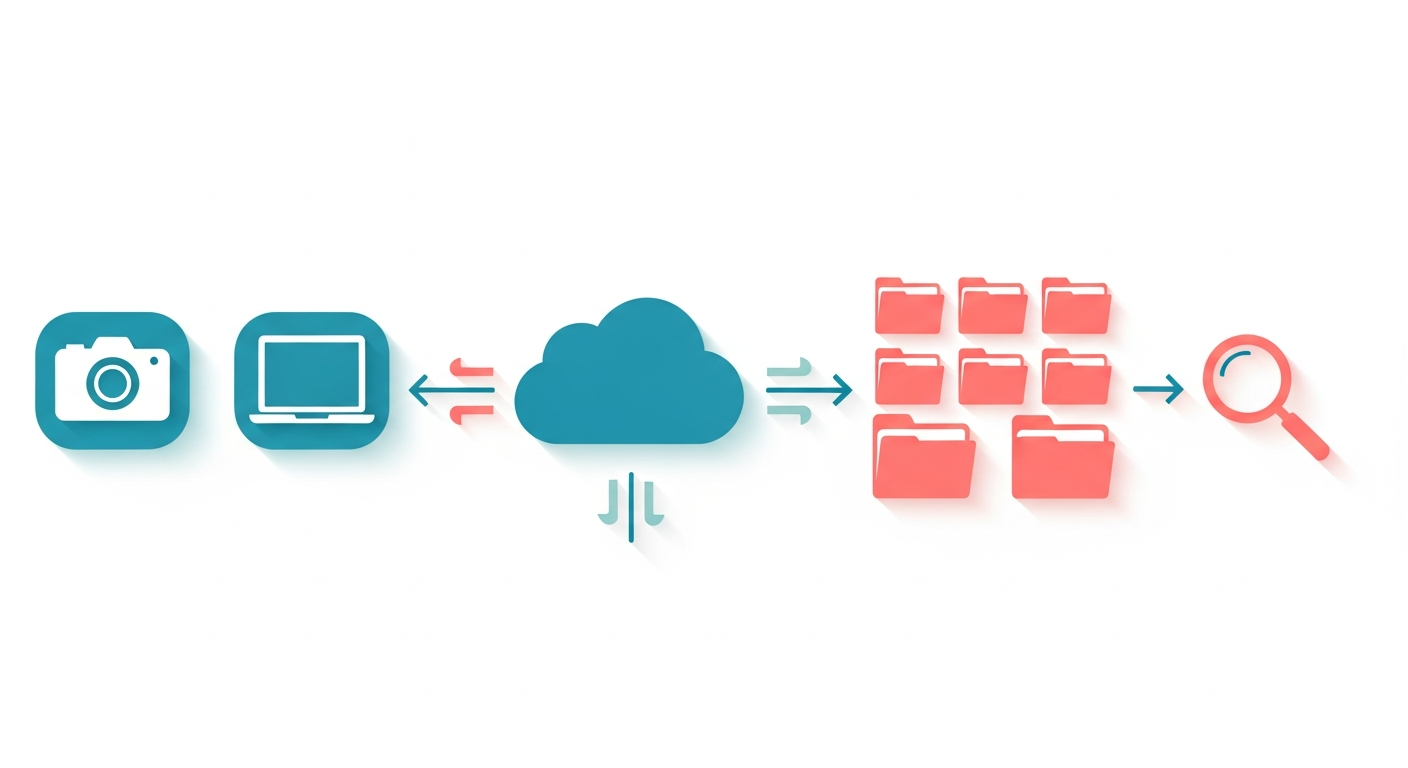 Camera Cloud storage flow diagram